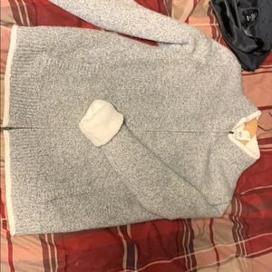 LLBEAN Sherpa zip up sweater.